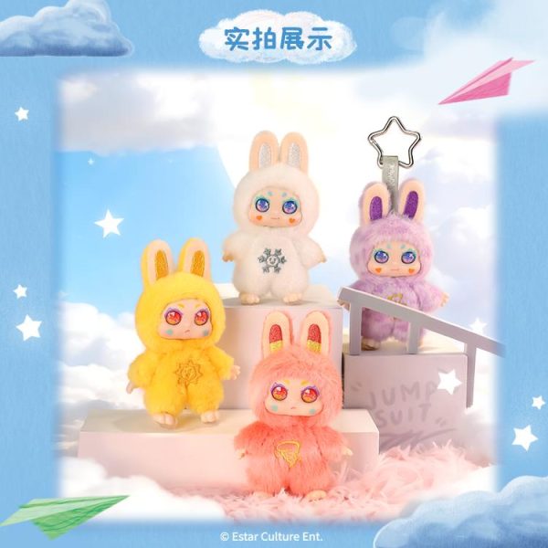KIMMON ---weather code nini Plush Toy Blind Box，Bunny Plush Dolls，Soft Furry Collectibles，Backpack or clothing decoration，Stuffed Animal