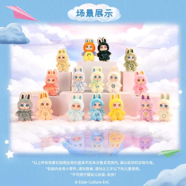 KIMMON ---weather code nini Plush Toy Blind Box，Bunny Plush Dolls，Soft Furry Collectibles，Backpack or clothing decoration，Stuffed Animal