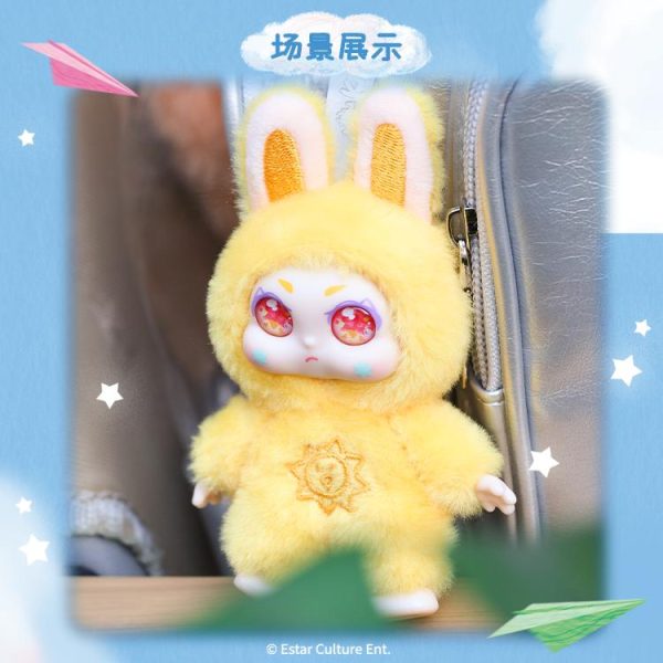 KIMMON ---weather code nini Plush Toy Blind Box，Bunny Plush Dolls，Soft Furry Collectibles，Backpack or clothing decoration，Stuffed Animal